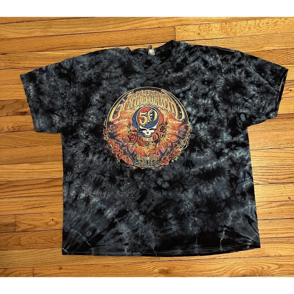 Grateful Dead 50 year Anniversary T-shirt Tye Dye XL